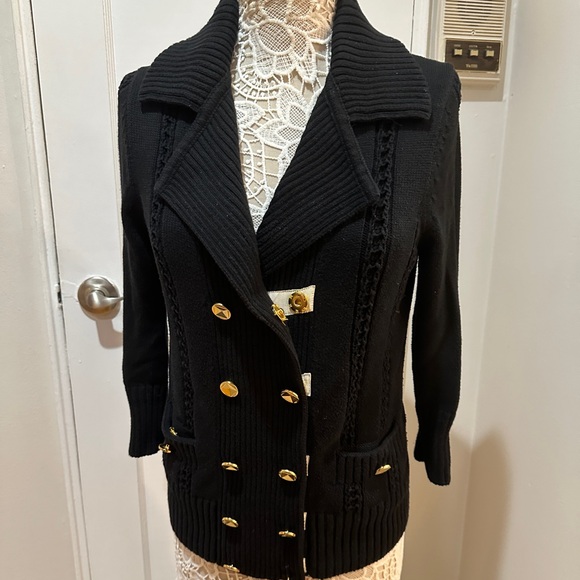 SOLD Black Marc by Marc Jacobs sweater M ASO Blake Lively Gossip Girl - Picture 5 of 6